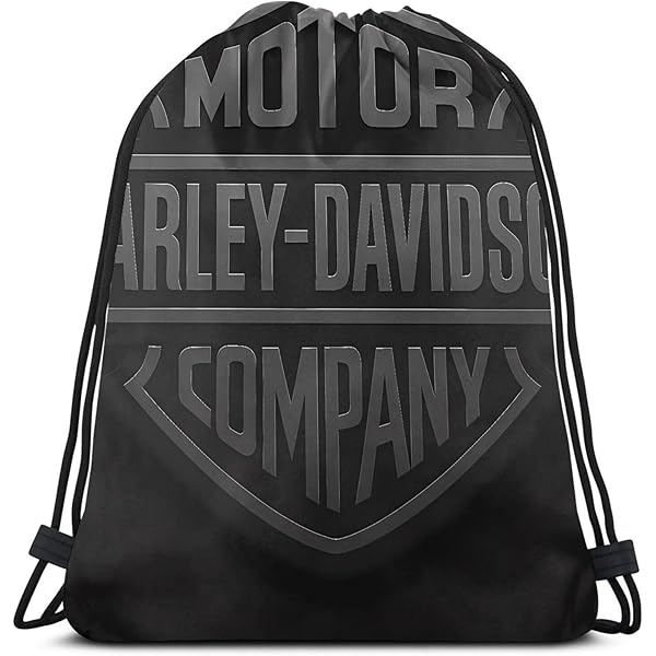 Amazon | ハーレーダビッドソン 大容量ユニセックス折りたたみ式巾着袋