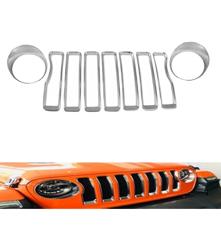 Amazon | ジープ レネゲード グリルカバー 外装カスタム JL 2018