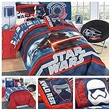 Star Wars Episode 7 Reversible Bedding Comforter Set and Kylo Ren Pillow - Twin [並行輸入品]