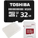 東芝 Toshiba microSDHC 32GB + SD アダプター + 保管用クリアケース [バルク品] [並行輸入品]