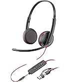 Poly Blackwire 5220 有線ヘッドセット USB-C & 3.5mm接続