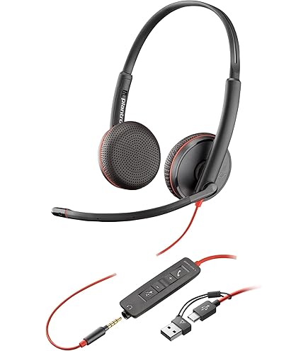 Amazon.co.jp: 【Amazon.co.jp限定】Poly 有線ヘッドセット Blackwire