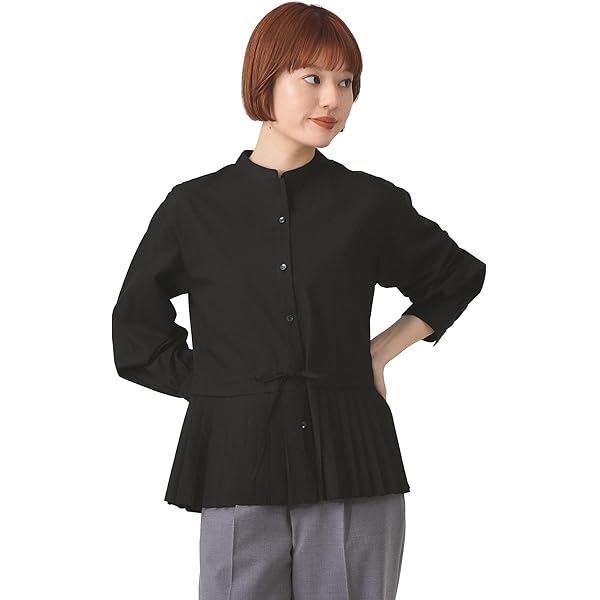 RBS BEAMS スカラップ シャツ ブラウス Ray BEAMS（レイ ビームス）RBS / カットオフ クロップド シャツ