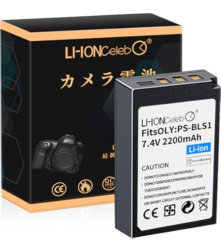 Amazon | オリンパスPS-BLS1、BLS-50、PS-BLS5バッテリー、E-400