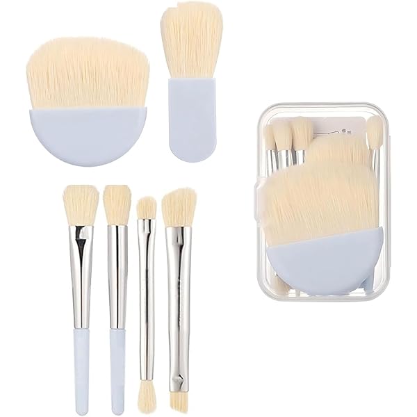 Amazon.co.jp: BINGXIN メイクブラシ 6本セット 人気 かわいい ミニ