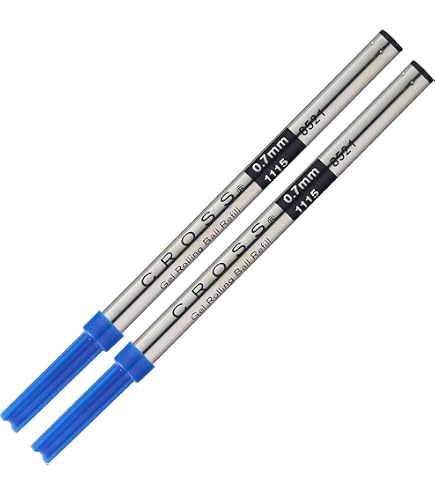 Graf Von Faber-Castell ボールペン　&　替芯 Amazon | Graf Von Faber Castell ローラーボールペン 替芯 ブルー(2本