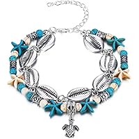 Anklet for Women Bracelet Adjustable Length Foot Jewelry for Women and Girls Bohemian Ankle Chain Bracelet Foot Chains Jewell