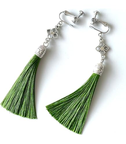 Amazon.co.jp: 大塚ひろみ 広美七宝 ヒロミアート イヤリング 純銀製