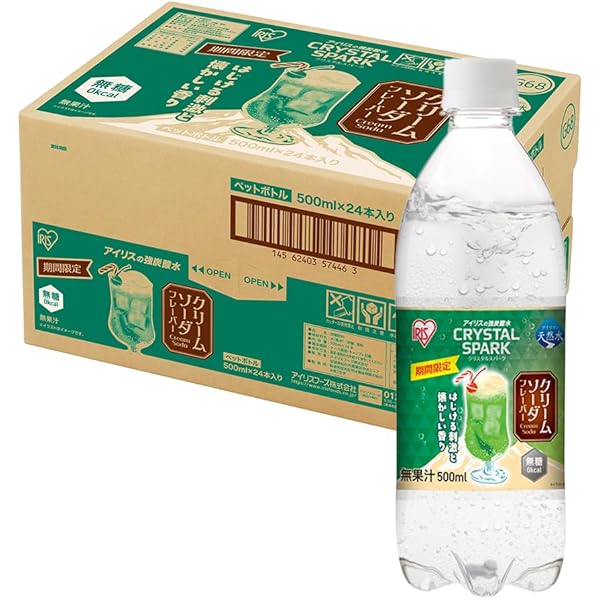 Amazon.co.jp: CRYSTAL SPARK(クリスタルスパーク) 炭酸水 450ml