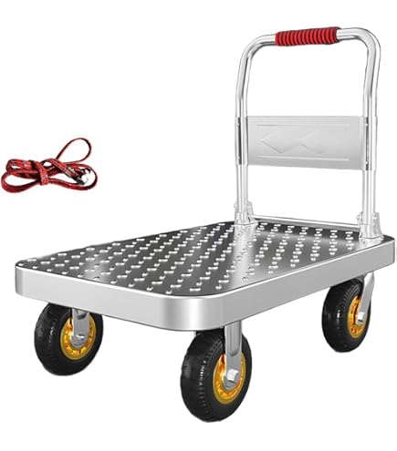 Amazon.co.jp: 台車 折り畳み 耐荷重500kg（73×48cm) スチール 台車 