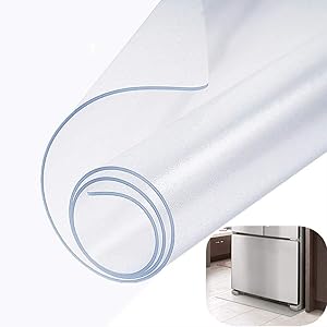 WORKLION 床保護 冷蔵庫マット: 70×65cm 〜500Lクラス キズ防止 凹み防止 カビ防止 無色 透明 耐…