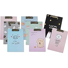 Amazon クリップボードa4ホルダー かわいい文房具メモはさみ下敷き 厚紙軽量ボード 縦型強力バネファイルバインダー2枚組 Sweetbaku クリップファイル ボード 文房具 オフィス用品