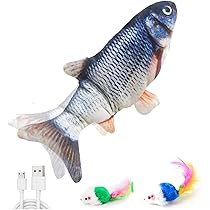 Electric Moving Fish Cat Toy Dog Chew 