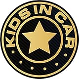 KIDS IN CARマグネット（ゴールド）