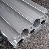 アルミフレーム2060サイズ（20mm×60mm）【アルミプロファイル／リニアレール／溝幅6mm】 (200mm)