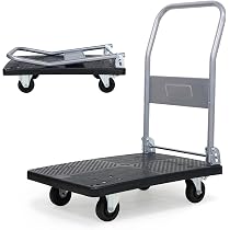 Amazon.co.jp: 折りたたみ台車 静音 手押し台車 耐荷重150kg 小型 軽量 