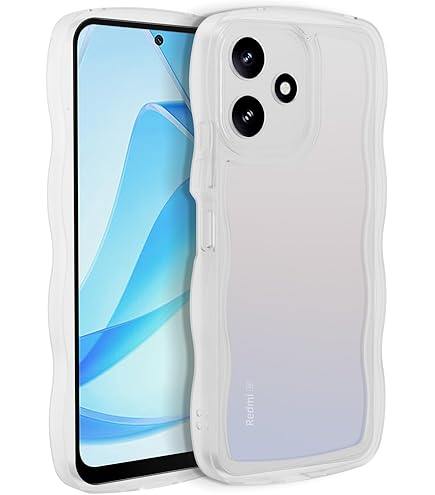 Amazon.co.jp: FOR Xiaomi Redmi 12 5G ケース クリア ウェーブ TPU
