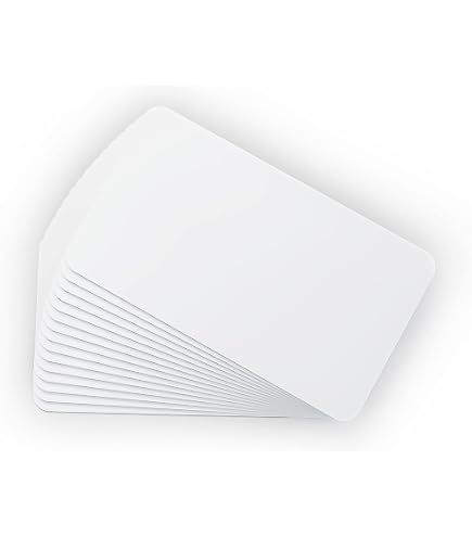 100-Pack Blank White Cardstock Cards - 2.75 X 2.75 Inch Square Thick Paper For DIY, Notes, Tags, & Crafts