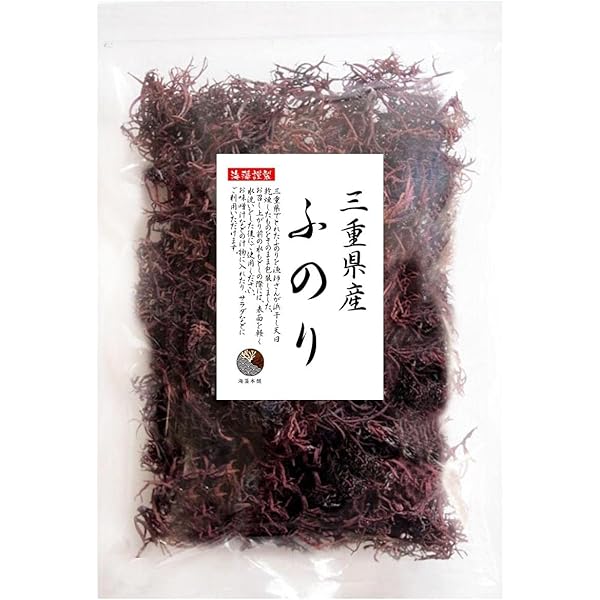 Amazon.co.jp: 海藻本舗 ふのり 80g 国産 三重県産 天然 布海苔 フノリ