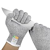 防刃手袋 レベル5 耐切創手袋 作業用グローブ 滑り止め 通気性良い （S）