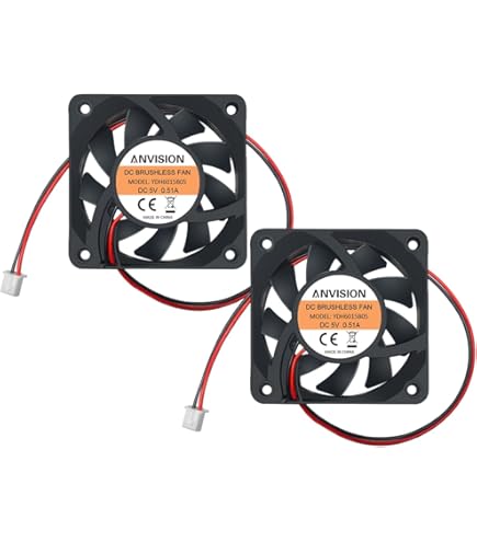 Amazon.co.jp: MMF-06G24ES 24V 0.1A 60X60X25MM 2線冷却ファン