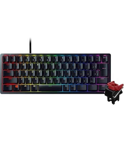 Amazon | Huntsman Mini JP 小型 ゲーミングキーボード テンキーレス