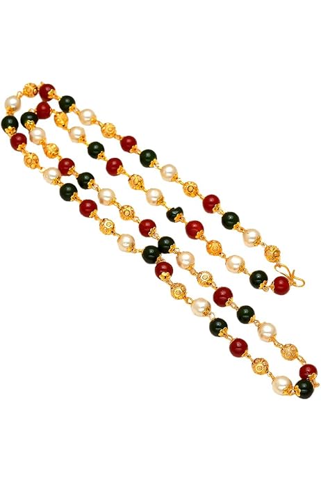 Gram Gold Gokhru Necklace Set 7381 