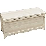ガーデンガーデン 天然木製ボックスベンチ(ストッカー) スモールサイズ ウォッシュホワイト 幅90cm×奥行33cm×高さ40.5cm BB-W90WHT