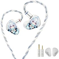 Amazon.co.jp: CVJ 海藍星の夢&NOZOMI （銀） IEM イヤホン 有線/2DD+