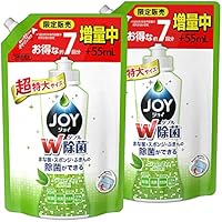 【まとめ買い】 除菌ジョイ コンパクト 食器洗剤 緑茶の香り 詰め替え 超特大増量 1120 mL×2個