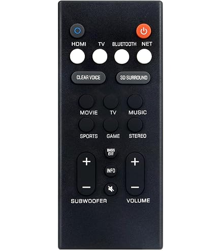 Amazon | AULCMEET リモコン 交換用 ヤマハ SR-B20A VDQ7630 SR-C20A用