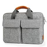 Inateck 13-13.3インチ グレーラップトップスリーブ、MacBook Air/MacBook Pro 2012-2016/2017/2018/Surface Pro6/Surface Pro2017/4/3 および他の13インチノートブック用フェルトスリーブ