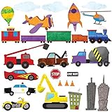Car Wall Stickers, Train Wall Decals & Airplane Wall Decals by My Wonderful Walls - Peel & Stick Con