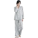[SISOFTLY] シソフトリー パジャマ レディース メンズ 綿100％ 長袖 パジャマ 女性用 男性用 ダブルガーゼ 春秋夏冬向き 前開き 部屋着 上下セット 2重ガーゼ 先染め 母の日 父の日 プレゼント 贈り物 ルームウェア 入院