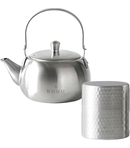 Amazon｜【2点セット】KOGU 茶考具 急須 ステンレス 割れない 2~3杯用