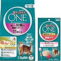ピュリナワン2.2kg×6セット　腎臓の健康サポート　11歳以上猫用 ピュリナワン キャット 優しく腎臓の健康サポート 11歳以上 チキン 2.2