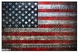 lhdlily 3d古いアメリカ国旗レトロヨーロッパレストランカフェ壁紙インターネットカフェバーKTV壁紙壁画 LHDLily-561616981-9867
