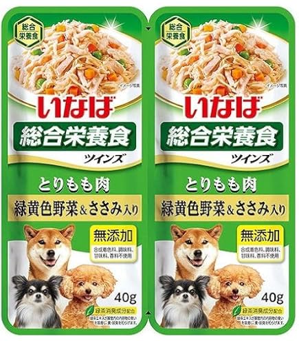 Amazon | いなば ツインズ とりささみ ビーフ&野菜入り 80g(40g×2) 12