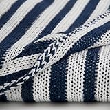 CoCaLo Lattice Bamboo Baby Knit Stroller Blanket (Navy & White) by CoCaLo Collection