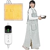 [MunzeYi] 電気毛布 着る 着るこたつ 360°立体発熱 掛け敷き兼用 メンズ レディース 8段階温度調節 6段階切タイマー 丸洗い可能 ダニ退治機能 省エネ 過熱保護 掛け敷き兼用 電気ブランケット 防寒対策 2M電源ケーブル グレー PS