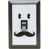 SPICE OF LIFE(スパイス) 電池式ライト スマイルスイッチLEDライト コスモブラック 7.5×11.5×3.5cm 面ファスナー付き LED6球 暖色 PEVS1050BK