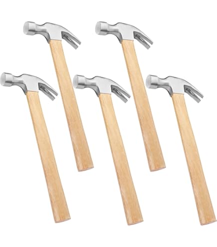 Zalaxt Mini Wooden Handle Round Head Hand Hammer, Reinforced Ball Hammer, Escape Tool For Prying Nails, Woodworking & Repairing, Ball-Peen Hammers - Canada - View #11