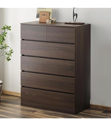 Amazon｜IKEA/イケア MALM/マルム：チェスト引き出し×4+2 ブラック