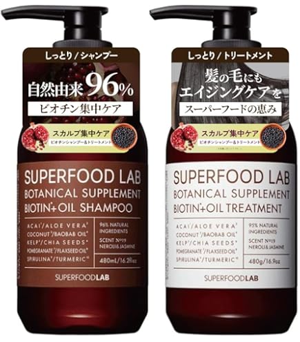 Amazon | 自然由来成分96% スーパーフードラボ 【 スカルプ