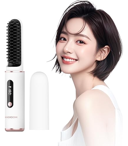Amazon | my Beaute コードレスブラシアイロン | ノーブランド品