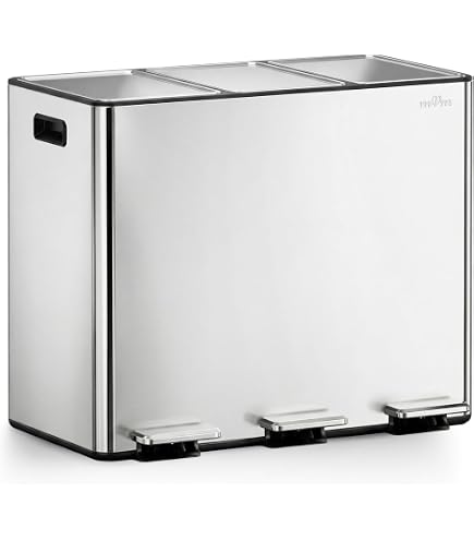 Amazon｜ディノス ダストボックス キッチン 分別 ステンレス製