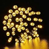 Solar String Lights, OFTEN® 20m 200 LED 8 Modes Solar Fairy Waterproof String Lights for Outdoor, Ga