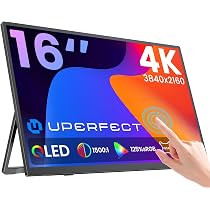 Amazon.co.jp: UPERFECT モバイルモニター 4k 16インチ タッチパネル