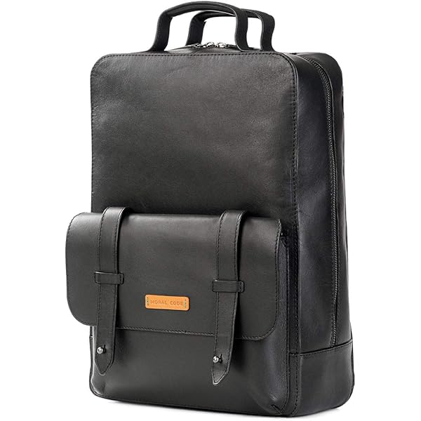 Amazon.co.jp: [MORAL CODE] レザー リュック バックパック メンズ