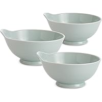 波佐見焼 CtoC JAPAN 少し大きめの 持ち手つき 小鉢 青磁 3個組 W14.5×D13×H7(ｃｍ) 440(ｃｃ)